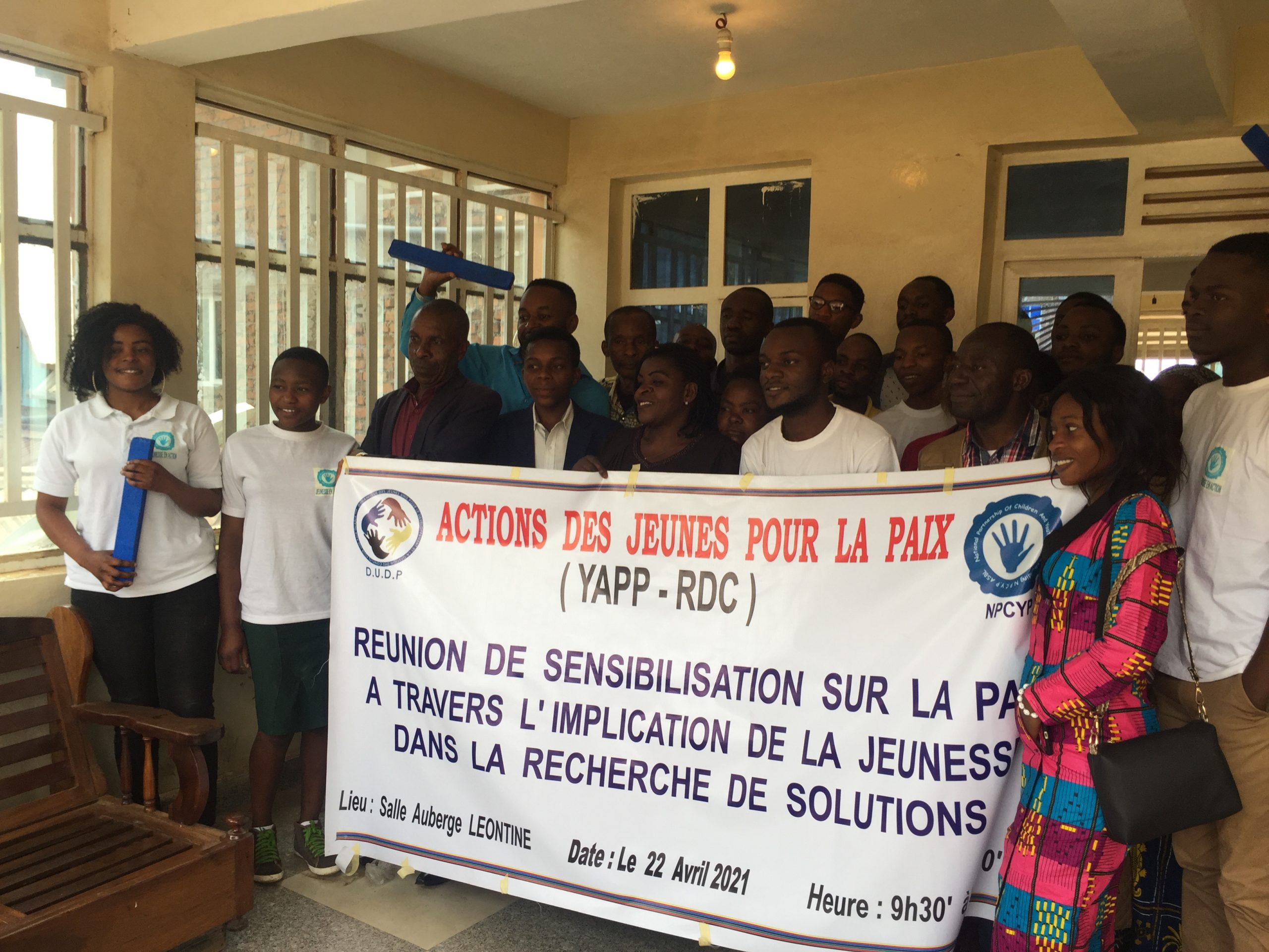 Le dynamisme des jeunes unis pour le développement et la gestion des conflits pour une paix durable DUDP