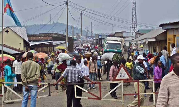 Les réfugier Congolais vers le Rwanda, à la frontière