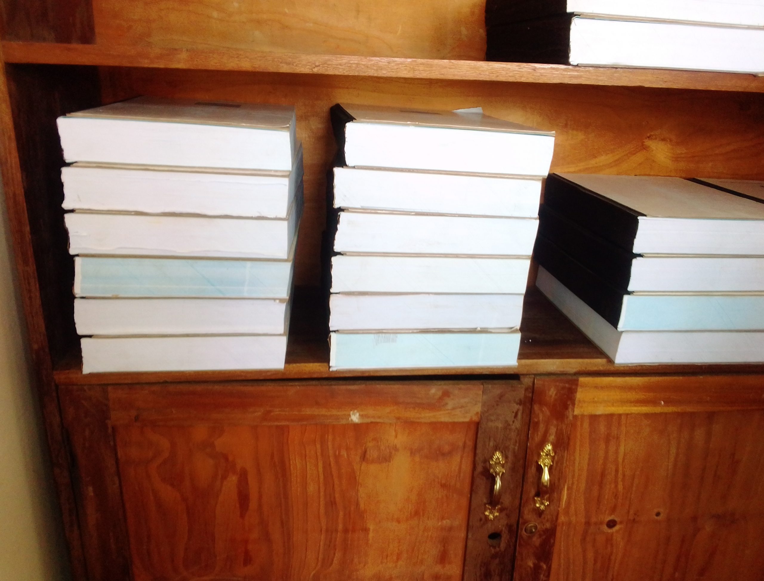 Les registres actes de naissance disponible en quantité importante au parquet de Bukavu