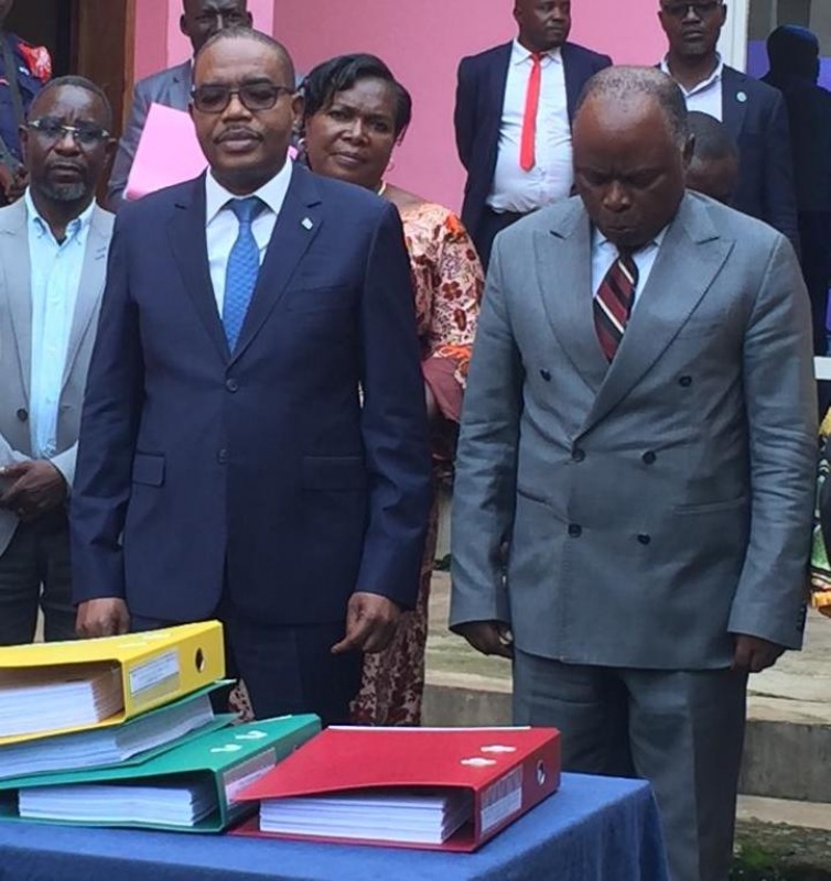 Théo Ngwabidje et Zacharie Lwamira, respectivement Gouverneur et Président de l'Assemblée Provinciale du Sud-Kivu. Photo illustration