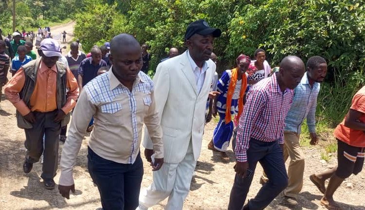 Marche des habitants de Mbobero victimes de l'expropriation de leurs terres_12.02.2023