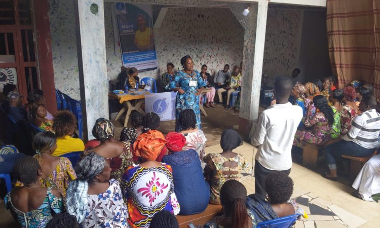 La base de Nabintu Ilunga Florence à Kadutu sur le thème de la JIF 2023