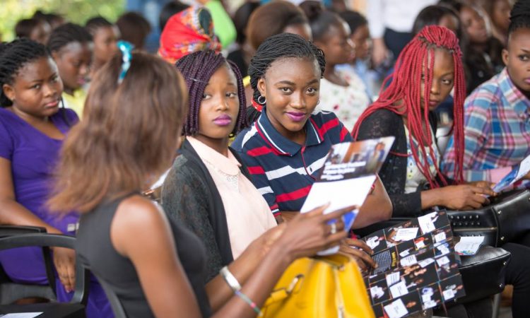 Des jeunes filles impliquées au processus électoral en République démocratique du Congo. Photo crédit Studio Hirondelle RDC