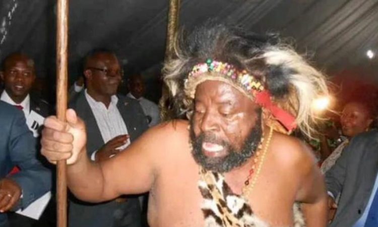 Aganze premier, artiste folklorique du Bushi, décédé le 20 juin 2023 à Kinshasa. Photo crédit tiers.