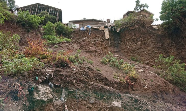 Colline surplombant le Lycée Wima, dans la ville de Bukavu, photot crédit deboutrdc _14 septembre 2023