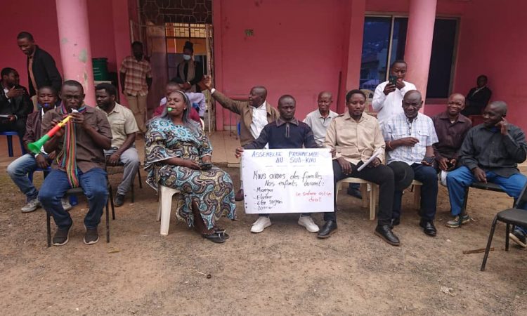 Sit-in à l'Assemblée Provinciale du Sud ce 30 janvier 2024-Kivu_Les agents réclament le paiement de 32 mois d'arriérés.