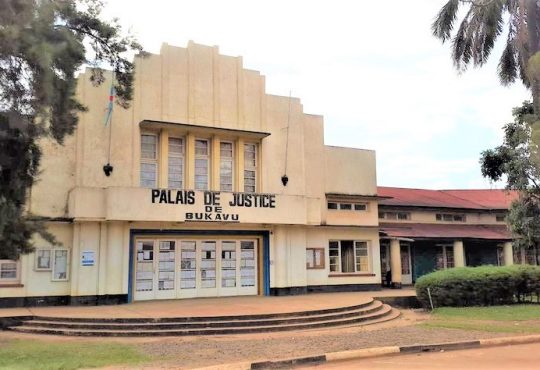 Palais de justice de Bukavu, photo crédit tiers.