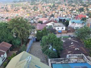 Vue d'une partie de la ville de Bukavu. Photo crédit Debout RDC_11 mai 2024