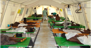 Centre de traitement du choléra Photo crédit ODIAC-RDC