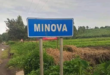 Pancarte à l'entrée de Minova Phoro crédit
